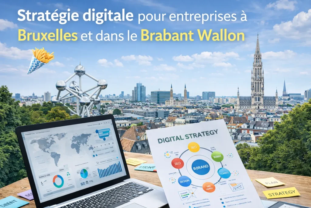 Stratégie digitale pour entreprises à Bruxelles et dans le Brabant wallon