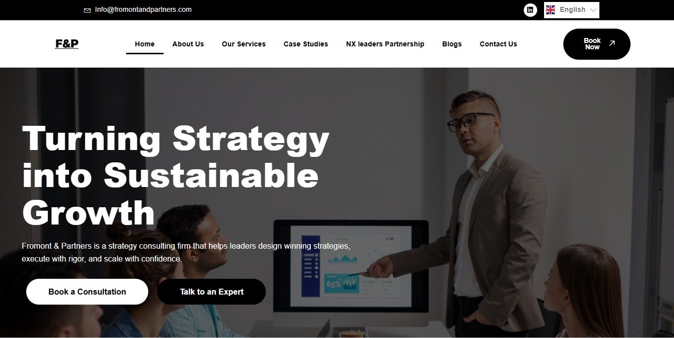 Site web Fromont & Partners